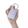 Powerbank K28 10000mAh z MagSafe z metalową obudową i podstawką PD 22.5W - szary